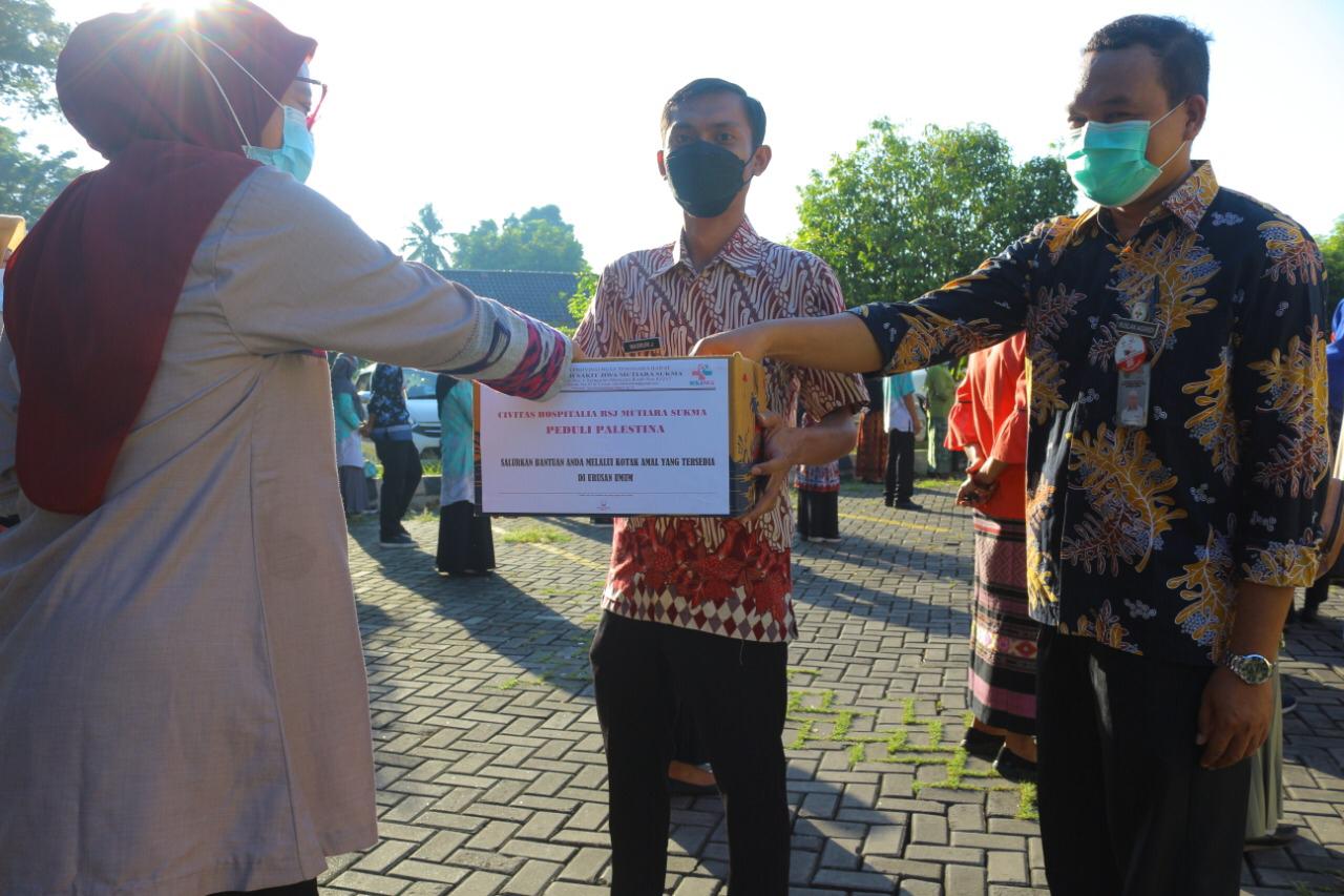 AL-AQSA UNDER ATTACK, SAVE PALESTINE: RSJ MUTIARA SUKMA GELAR PENGGALANGAN DANA.